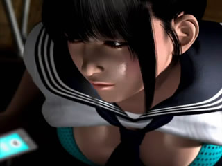 3D卡通動畫 俏皮女孩